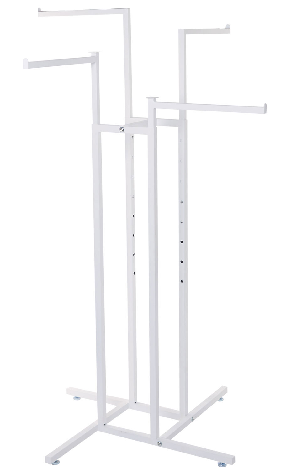 What is the maximum garment weight allowed for all 4-way racks?