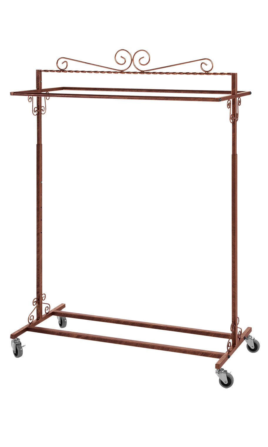 20" doesn't seem very deep to hang on both sides. Is that enough room without the clothes pushing each other out?