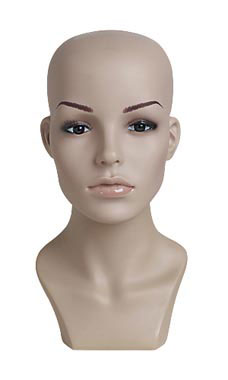 Hello, I understand this mannequin has no holes in her ears.  Do the ears stand out enough that holes can be drilled?