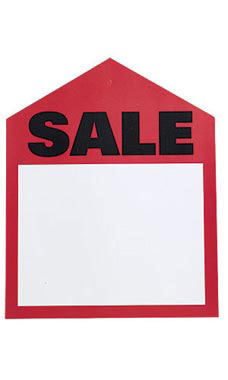 Large Oversized Red Sale Price Tags Questions & Answers