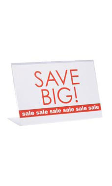 11 x7 inch Single Sided Acrylic Sign Holder Questions & Answers
