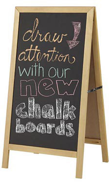 Are the dimensions of the full board 42 ½"H x 23 ¼"W? If so, what is the write-able area of the blackboard alone?