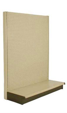 Do you have the end cap displays with the wrap around base and shelving?