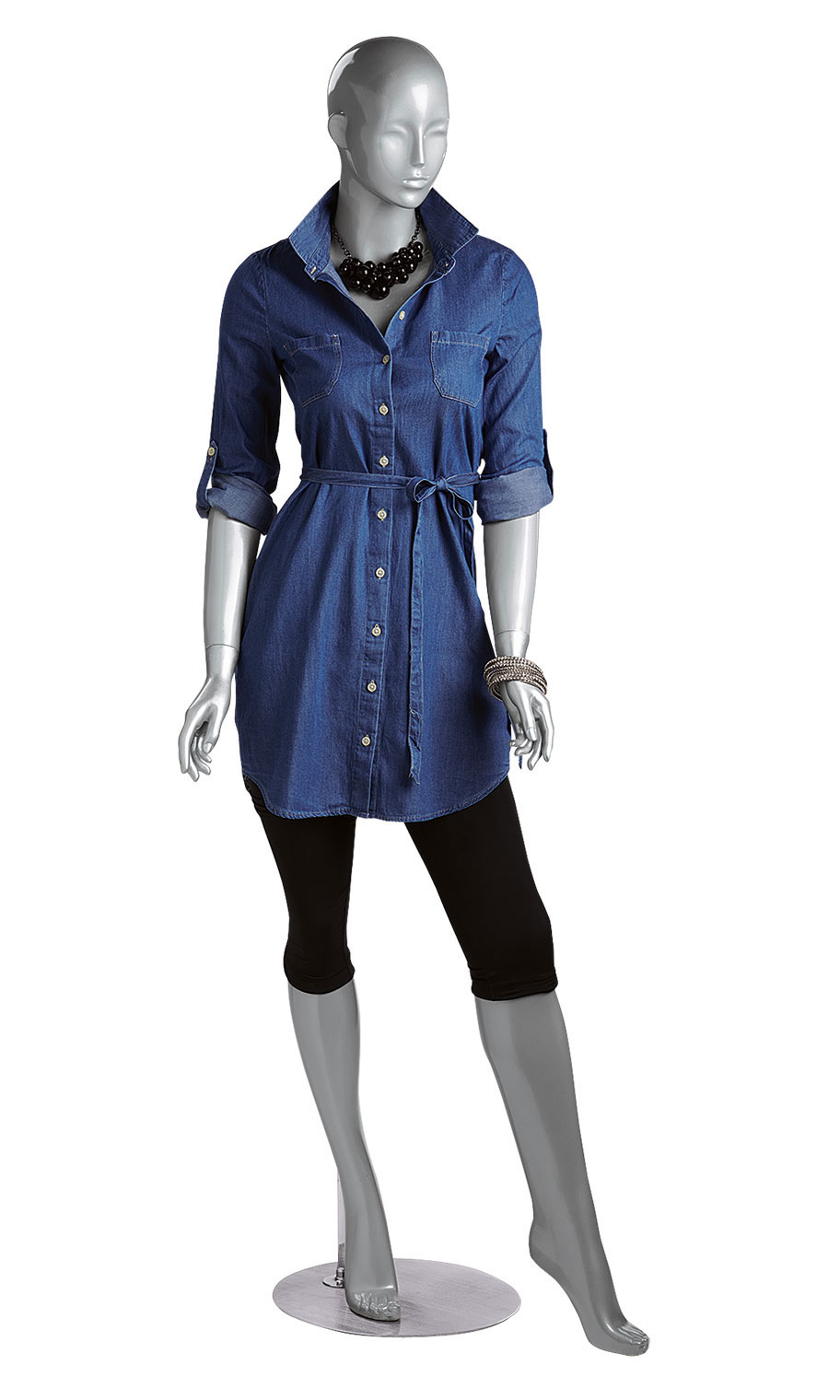 Female Silver Cameo Fiberglass Mannequin Questions & Answers