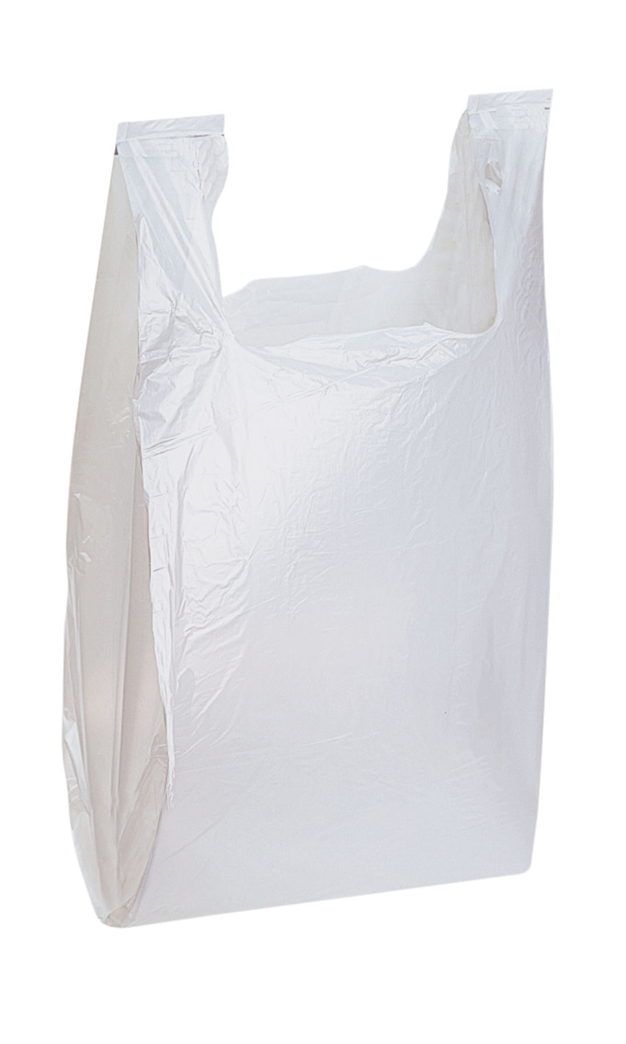 Medium White Plastic T-Shirt Bags - Case of 1,000 Questions & Answers