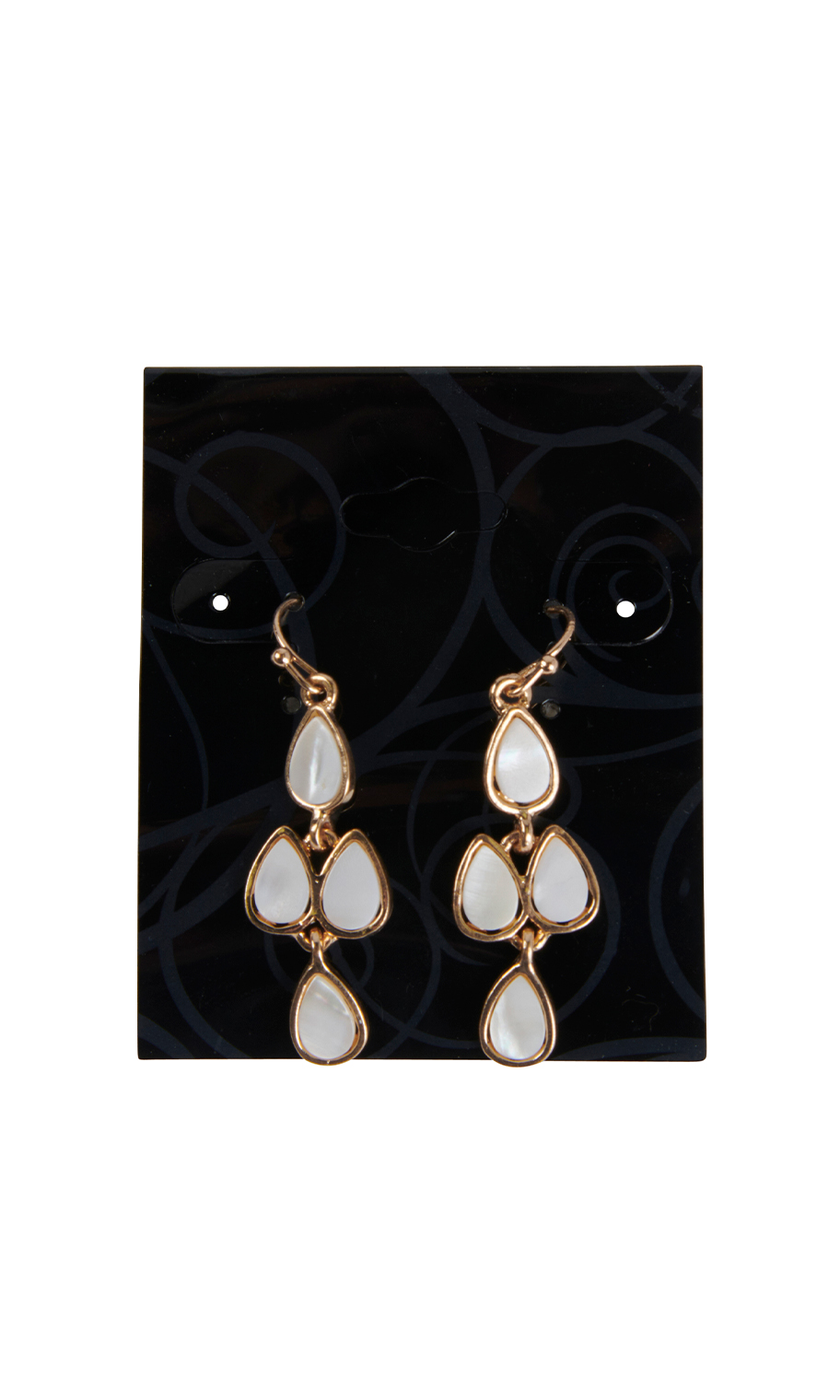 Black Pattern Earring Cards Questions & Answers
