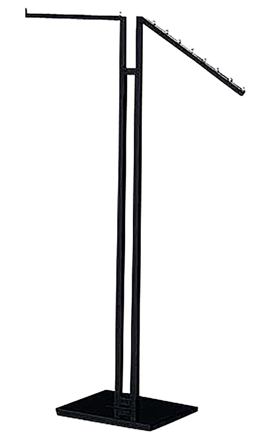 2-Way Clothing Rack with Straight and Slant Arms Questions & Answers